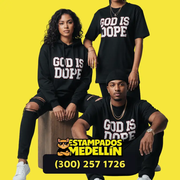 Camisetas estampadas DTF estampados medellin