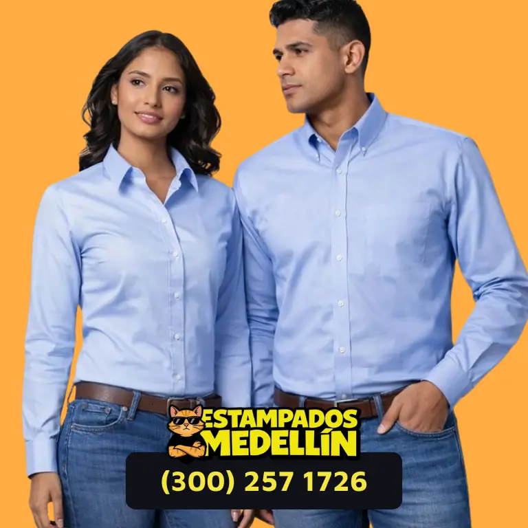 Camisa Oxford estampados medellin