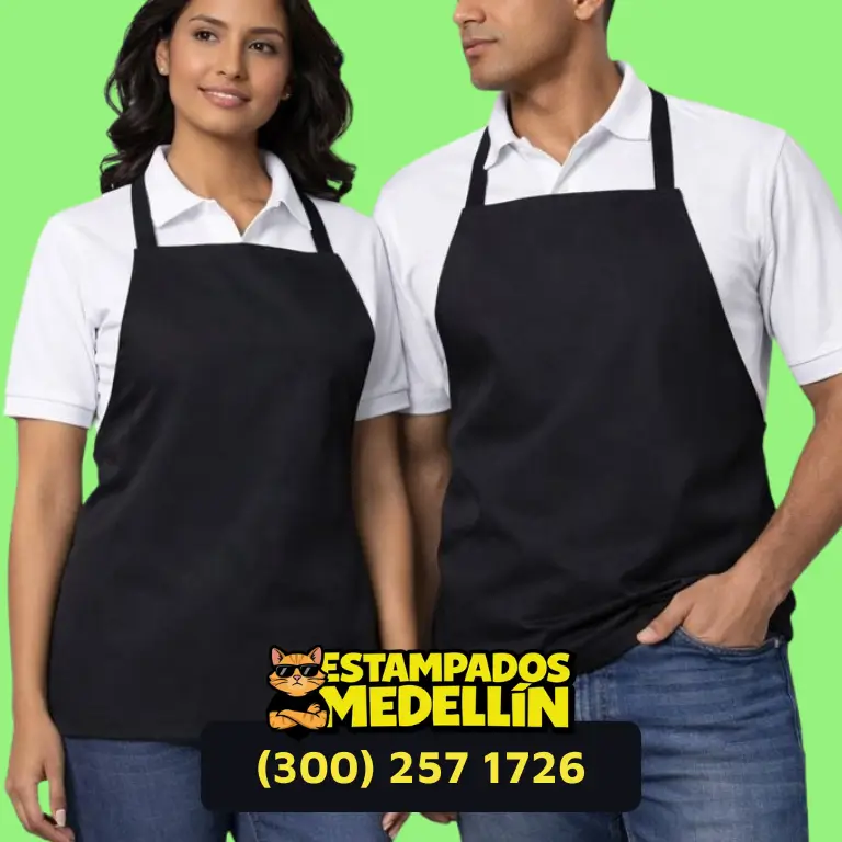 Delantal Antifluido estampados medellin