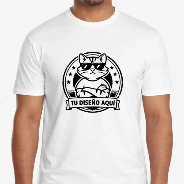 Camiseta Básica en Algodón Licrado